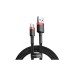 Дата кабель USB 2.0 AM to USB-C 2.0m 2A red-black Baseus (CATKLF-C91)