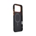 Чохол до мобільного телефона Armorstandart LikeCarbon2 SE MagCase Apple iPhone 17 Pro Max Black Orange (ARM89162)