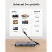 Концентратор USB-C 8-in-1 1xUSB-C PD100W + 1xHDMI + 2xUSB-A + 1xUSB-C 10Gbps + 1xRJ45 + SD black Anker (A83830A2)