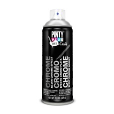 Фарба-аерозоль Pintyplus хром-ефект ART & CRAFT, Срібло, 200 мл (8429576121803)