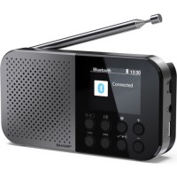 Портативний радіоприймач Sharp DR-P520 Grey (DR-P520GY)