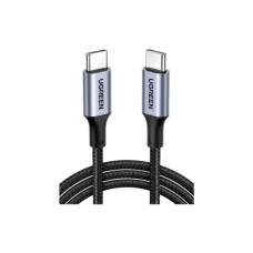 Дата кабель USB-C to USB-C 1.0m US316 100W 5A Alum. (Black) Ugreen (70427)