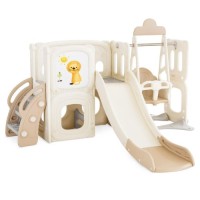 Ігровий майданчик Mealux Castle White / Brown (KD-B014 White/Brown)