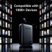 Батарея універсальна Vention 20000 mAh 45W Mini with Built-in USB-C Cable Gray (FHGH0)