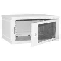 Шафа настінна Ipcom 4U, 600*350, RAL7035 (СН-4U-060х035-ДС-7035)