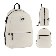 Рюкзак шкільний GoPack Education Teens 188M-1 бежевий (GO26-188M-1)