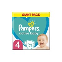 Підгузок Pampers Active Baby Maxi Розмір 4 (9-14 кг) 76 шт (8001090949615)