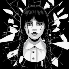 Картина по номерам Santi Wednesday. Gift 40х40см LED підсвітка (955075)