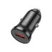 Зарядний пристрій BOROFONE BZ18 single port QC3.0 car charger USB Black (BZ18B)