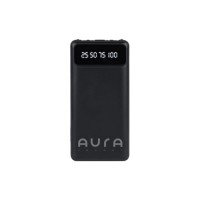 Батарея універсальна AURA NRG10 10000 mAh Black (PBANRG10B)