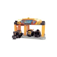 Ігровий набір Dickie Toys Вольво. Будівельна мікростанція зі звуковими та світловими ефектами, 3 машини (3725010)