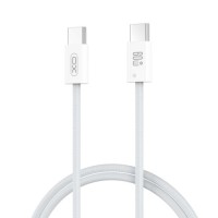Дата кабель USB-C to USB-C 1.0m 60W white XO (CB-Q73CC)