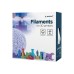 Пластик для 3D-принтера Gembird PLA Flexible, 1.75 мм, White (3DP-PLA-FL-01-W)