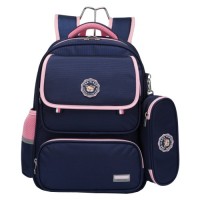 Рюкзак шкільний Cool For School 16" Синій з рожевим (2852-navy-pink)