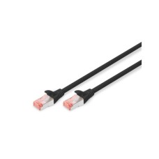 Патч-корд 1м, CAT 6 S-FTP, AWG 27/7, LSZH, black Digitus (DK-1644-010/BL)