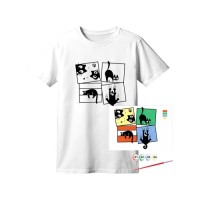 Набір для творчості Rosa футболка-розмальовка, Black Cats, бавовна 100, розмір XS (4823098544852)