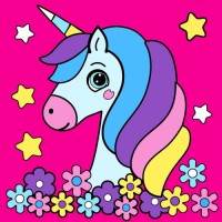 Картина по номерам Santi Чарівний Єдиноріжка 25*25 см неонові фарби (954598)