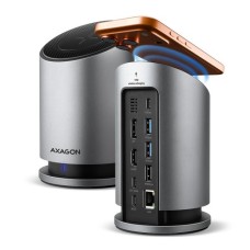 Концентратор AXAGON USB-C 9-in-1 wireless 15W PD100W 0.6m (HMC-WL9)