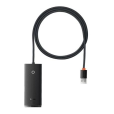 Концентратор Baseus USB 3.0 4xUSB 2.0m black (WKQX030201)
