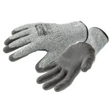 Захисні рукавиці Hoegert FUHSE HT5K763-9 протипорізні з поліуретановим покриттям світло-сірі, 9 (HT5K763-9)