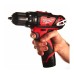 Шуруповерт Milwaukee M12 BPD-202C, 2x2Ah, кейс (4933441940)