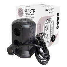 Мережевий фільтр живлення Patron SP-1663-USBTW