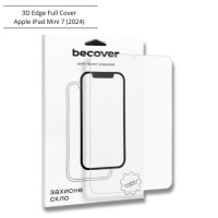 Скло захисне BeCover 3D Edge Full Cover Apple iPad Mini 7 2024 (714772)