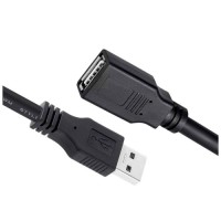 Дата кабель USB 2.0 AM/AF 1.8m black ColorWay (CW-CBUF076-BK)