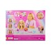 Ігровий набір Barbie Лялька-манекен для зачісок "Кольорове перевтілення" Barbie з аксесуарами (JFG81)