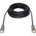 Кабель мультимедійний HDMI M to HDMI M 30m 4K AOC hybrid-fiber black Digitus (AK-330125-300-S)
