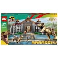 Конструктор LEGO Jurassic World Центр відвідувачів: Атака тиранозавра й раптора 693 деталі (76961)
