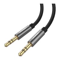 Кабель мультимедійний 3.5mm M to 3.5mm M 1.0m AV119 black Ugreen (10733)
