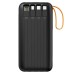 Батарея універсальна ColorWay 20 000 mAh PowerHub PD/22.5W, QC/4.0, Black (CW-PB200LP07BK)
