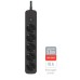 Мережевий фільтр живлення ColorWay CW-PSEA1655BK 5 розеток, 5m Black (CW-PSEA1655BK)