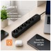 Мережевий фільтр живлення ColorWay CW-PSEA1655BK 5 розеток, 5m Black (CW-PSEA1655BK)