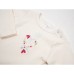 Боді дитяче Breeze з сердечком (1027-98G-cream)