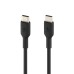Дата кабель USB-C to USB-C 2.0m PVC black Belkin (CAB003BT2MBK)