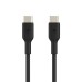 Дата кабель USB-C to USB-C 2.0m PVC black Belkin (CAB003BT2MBK)