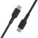 Дата кабель USB-C to USB-C 2.0m PVC black Belkin (CAB003BT2MBK)