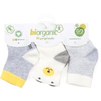 Шкарпетки дитячі Bibaby набір (68363-0-3-creamyellow)