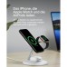 Зарядний пристрій Belkin 3in1 Magnetic Adjustable Pad Qi2 15W White (WIZ023VFWH)
