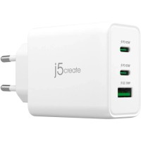 Зарядний пристрій J5create 1xUSB + 2xUSB-C 65W GaN QC3.0/PD/PPS (JUP3365E-EN)