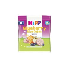 Хлібці HiPP органічні рисові з чорницею і яблуком 30 г (9062300132684)