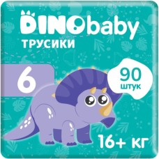 Підгузки Dino Baby трусики Розмір 6 .916+ кг) 30 шт х 3 пачки (2000998941154)