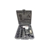 Гайковерт AEROPRO пневматичний 1/2" max 350N/m; 7000об/хв, з головками 17шт. (RP7808)