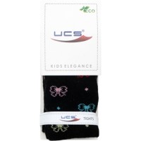 Колготки дитячі UCS Socks з бантиками (M0C0301-2427-86G-black)