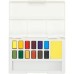 Акварельні фарби Faber-Castell Watercolors in Pans 12 кольорів + пензлик (185105) (169712) (32664)