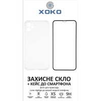Чохол до мобільного телефона XoKo Ultra Thin Proof + Glass Full Cover Ultra-Thin iPhone 14 Plus Black (XK-CS-ULT-AP-IP14PL)