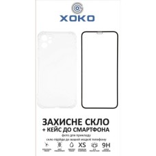 Чохол до мобільного телефона XoKo Ultra Thin Proof + Glass Full Cover Ultra-Thin iPhone 14 Plus Black (XK-CS-ULT-AP-IP14PL)