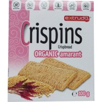 Хлібці дитячі Extrudo Crispins Органічні з амарантом 100 г (27770-1731)